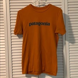 Men’s Patagonia organic cotton logo t shirt